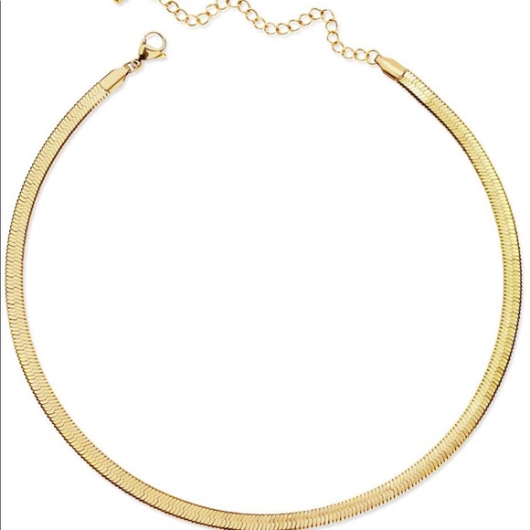 Women Gold Silver STAINLESS STEEL Snake Chain choker Necklace 35+5cm / 40+5cm - Picture 3 of 5